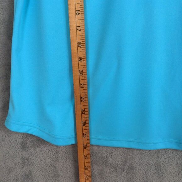 NWT FootJoy Sleeveless Polo Shirt Size Medium Teal Blue Embroidered Logo Golf - Picture 8 of 8
